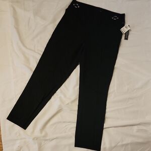 Black Straight Leg Women's Pants